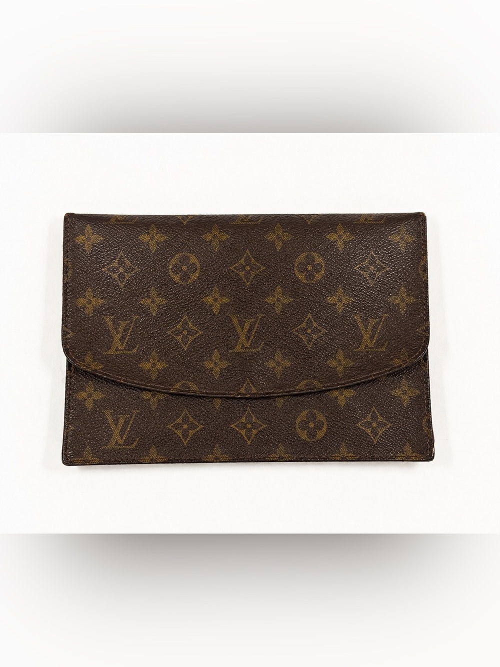 Louis Vuitton Monogram Pochette Lava GM Vintage Clutch Bag Made in France